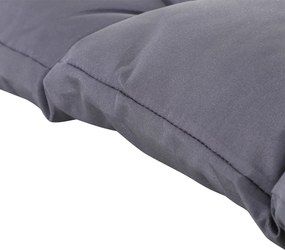 Outsunny Pernuță pentru Bancă de Grădină sau Leagăn de Grădină 132x110x10 cm cu 6 Curele de Fixare Gri Închis | Aosom Romania