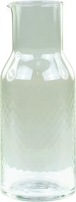 Carafă din sticlă verde antichizat, 9x24 cm, 1500 ml, „Clamart"