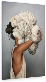 Tablou canvas Floral Girl 120x80 cm