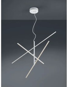 Lustră LED pe cablu dimabilă TIRIAC 3xLED/8,5W/230V albă Trio