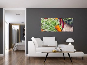 Tablou cu legume (120x50 cm)