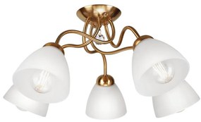 Lustră aplicată MIRANDA 1xE27/60W/230V aurie