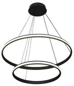 Lustră LED reglabilă suspendată pe cablu, 90W/230V, 3000-6500K, Ø 60 cm, cu telecomandă