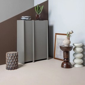 Măsuță auxiliară rotundă din lemn de mango ø 46 cm Emel – WOOOD