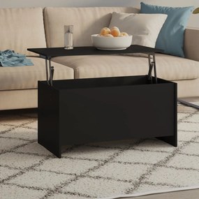 vidaXL Măsuță de cafea, negru, 102x55,5x52,5 cm, lemn prelucrat