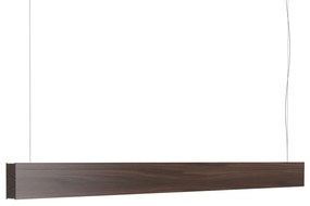 Lampă suspendată LED120, mai multe variante - TUNTO Model: Lumină naturală, directă și indirectă de 1600 mm nuc