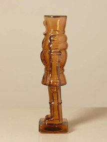 Figurină decorativă din sticlă, camel, model spărgător de nuci cu detalii în relief, finisaj lucios, 31 x 11 x 11 cm, „Casse-Noisette”
