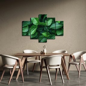 Tablou - Frunze verzi (150x105 cm)