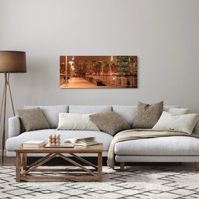 Tablou - Noaptea orașului (120x50 cm)