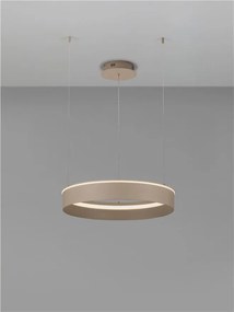 Lustra LED design circular OLIVIA bej D-60cm