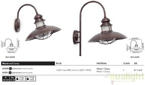 Aplica de perete rustica Winch II 66201