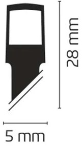 Instalație LED de Crăciun de exterior CHAIN 180xLED/8 funcții 8m IP44 alb rece