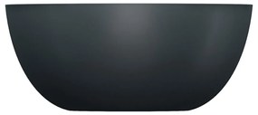 Omnires Shell M+ lavoar 35x35 cm rotund sub blat negru SHELL350UNBLV