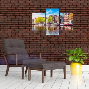 Tablou - Case dansatoare, Amsterdam (90x60 cm)