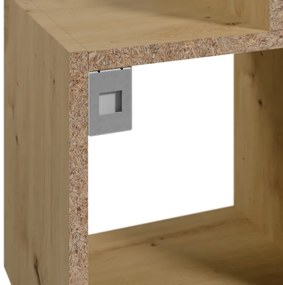 Polita de perete ALITTY 96x46 cm, stejar artisan
