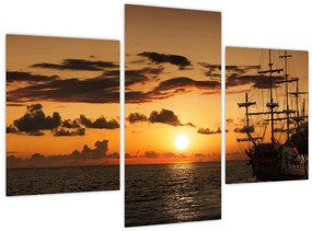 Tablou - Navă de pirați (90x60 cm)