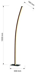 Lampadar LED dimabil Wofi 3020-106 BOLOGNA LED/21W/230V