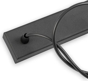 Lustră pe cablu ALBA 3xE27/15W/230V negru/maro