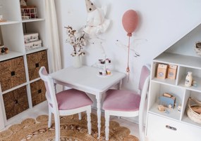 Masa cu scaune copii tapitate Magenta