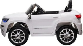 Masinuta Electrica cu acumulator pentru copii NOVOKIDS™ Jeep Grand Cherokee, Roti din Cauciuc EVA, Max 30 kg ,Usi cu deschidere ,Baterie12V ,2 Viteze
