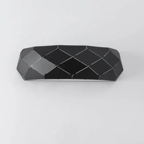 Aplică de perete REUS 1xE27/40W/230V neagră