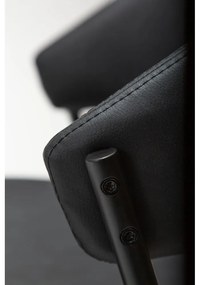 Scaun de dining negru din imitație de piele Zone – DAN-FORM Denmark