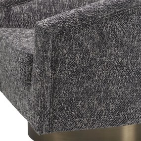 Fotoliu rotativ design lux Catene, negru cambon 115427 HZ