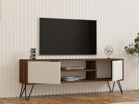 Masă TV/Dulap Donoko (Nuc + alb) . 1095133