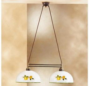 Lustră pe cablu Kolarz 731.82.129 NONNA 2xE27/75W/230V lămâi