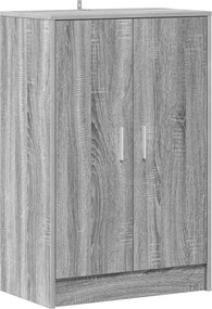 vidaXL Pantofar, gri sonoma, 60x35x92 cm, lemn prelucrat