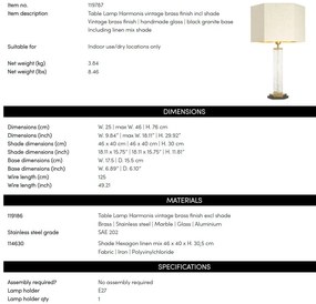 Veioza, Lampa de masa LUX Harmonis