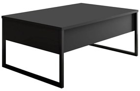 Măsuță de conferință Luxe Anthracite și Negru