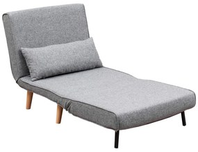 Fotoliu Folde Single Gri deschis