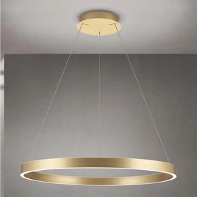 Orion - Pendul LED dimmabil KOLK, 80W, 230V, 2700/3000/4000K, Ø 80 cm, auriu