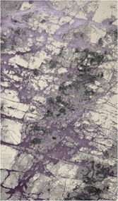 Covor Modern Living, Dormitor Dreptunghiular Milano 0596B Lila (Alege dimensiunea: 100 x 200)