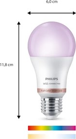 Bec LED RGB reglabil Philips SMART A60 E27/8,5W/230V 2200-6500K + telecomandă