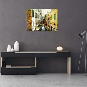 Tablou - Strada din Veneția (70x50 cm)