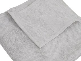 Set prosoape CARRARA 30x30 cm gri deschis 100% bumbac, 3 bucati