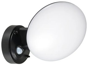 Aplică de perete pentru exterior cu senzor OLAF LED/10W/230V IP44, negru