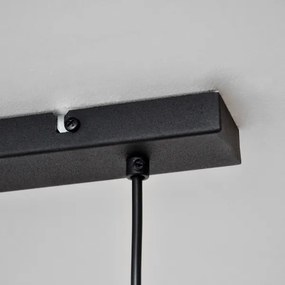 Lustră LED pe cablu TUBA 3xGU10/4,8W/230V neagră