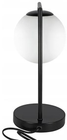 Lampă de masă 1xE27/40W/230V neagră/albă