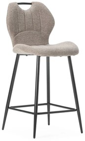 Scaune de bar maro deschis 2 buc. (înălțime șezut 65 cm) Muli – Marckeric