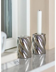 Sfeșnice 2 buc. din gresie Silvia – Bloomingville