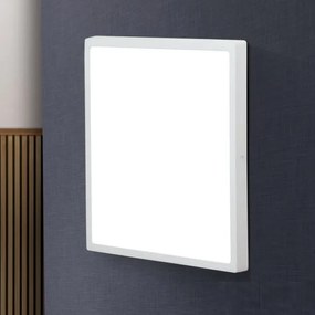 Plafoniera LED moderna design slim Lero 60x60cm alba