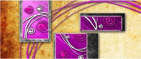Tablou abstracție (120x50 cm)