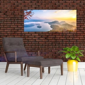 Tablou - Lacul Bled (120x50 cm)
