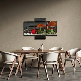 Tablou- Amintire de muzicean (90x60 cm)