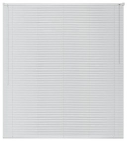 Jaluzele fereastra, aluminiu, 120 x 130 cm, alb Alb, 120 x 130 cm