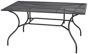 Masă de grădină metalică ZWMT-83 - dreptunghi 90 x 150 cm