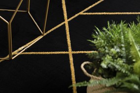 Exclusiv EMERALD covor 1012 glamour, stilat, geometric negru / aur - SECUNDAR-COTATI PRODUSUL